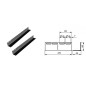 Paire d'équerres de soutien 450mm pour racks