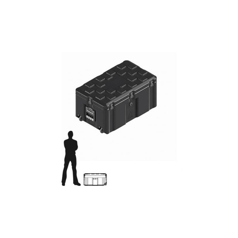 Amazon Case 690 x 390 x 360 (Int. mm), Noire