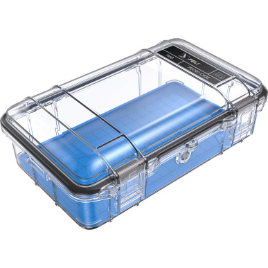 Microcase M60 coque noire, liner bleu