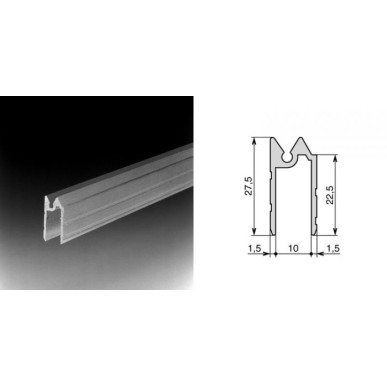Profilé d'emboîtement hybride 10mm (le mètre)
