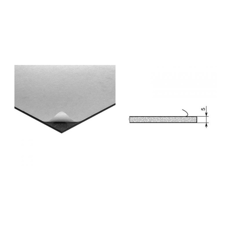 Plaque de mousse semi-rigide 2M x 1M autocollante épaisseur 5mm Plaque de mousse semi-rigide 2M x 1M autocollante épaisseur 5mm