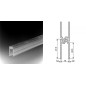 Profilé d'emboîtement hybride 10mm (le mètre) Profilé d'emboîtement hybride 10mm (le mètre)