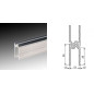 Profilé d'emboîtement hybride 13mm (le mètre) Profilé d'emboîtement hybride 13mm (le mètre)