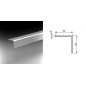 Cornière d'angle 22 x 22 mm (le mètre) Cornière d'angle 22 x 22 mm (le mètre)