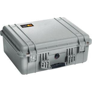 Valise Peli™ 1550 avec mousse prédécoupée, grise