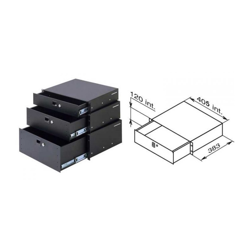 Tiroir rackable 3U Tiroir rackable 3U