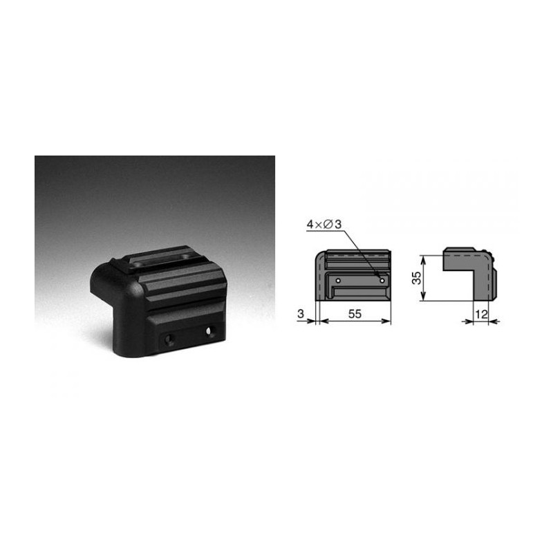 Coin superposable 55mm