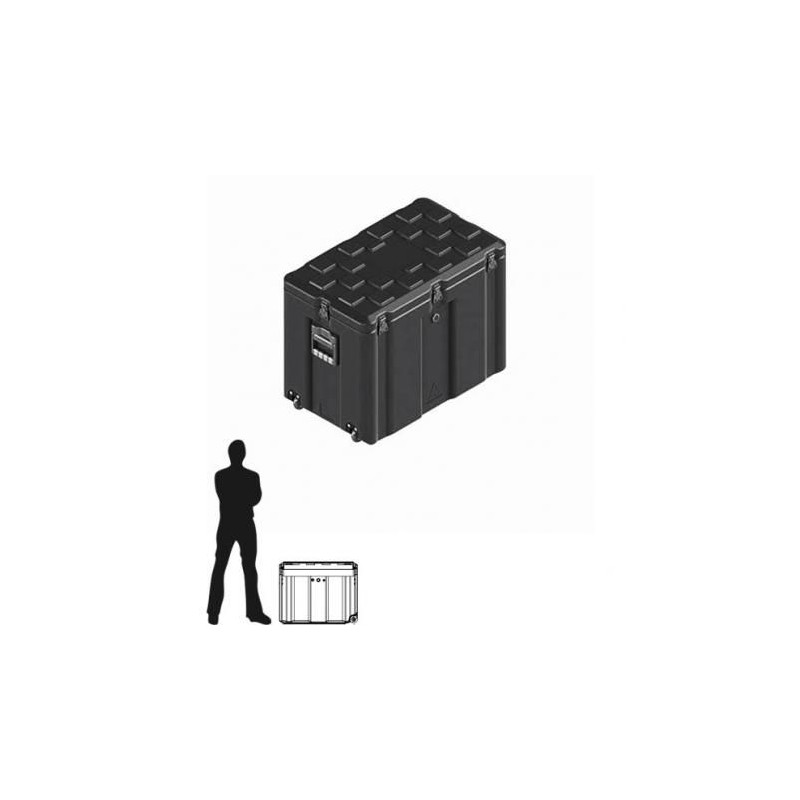 Amazon Case 690 x 390 x 560 (Int. mm), Noire