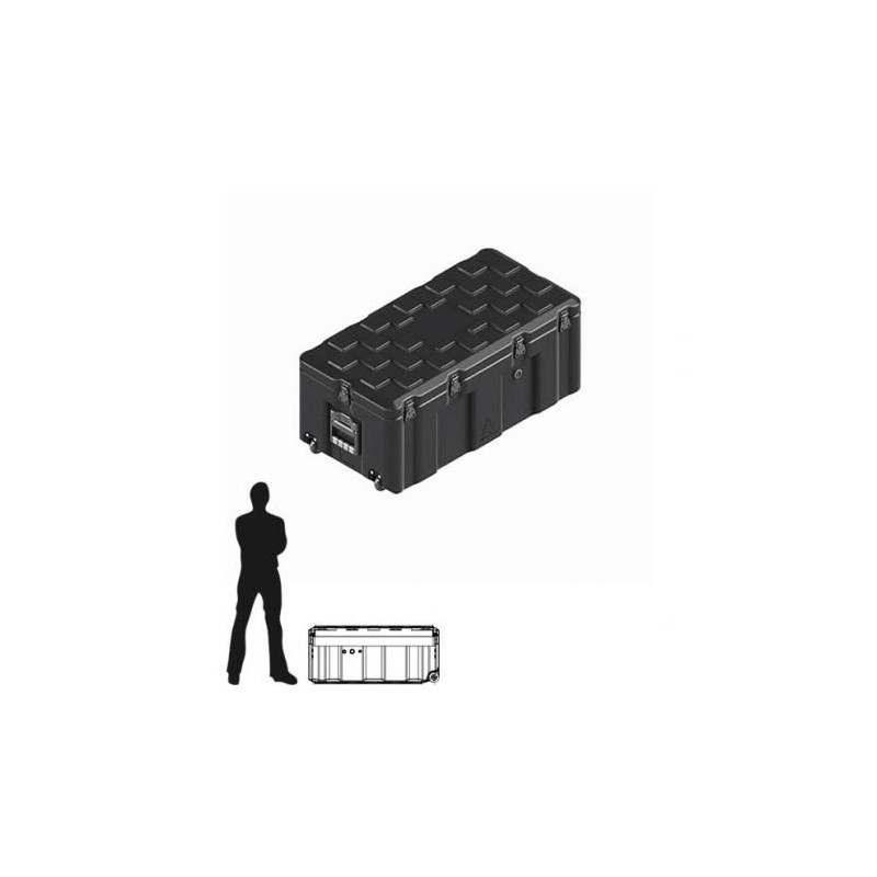 Amazon Case 840 x 390 x 360 (Int. mm), Noire