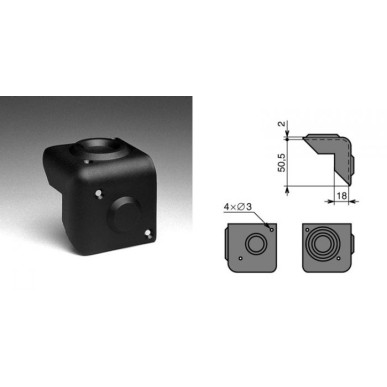 Coin superposable 50mm superposable