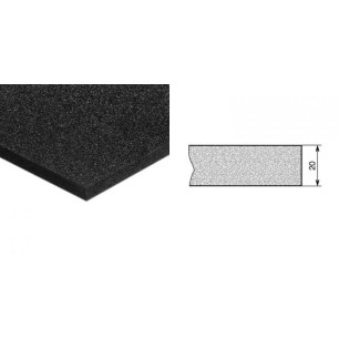 Mousse semi-rigide 1M x 1M. Epaisseur 20mm