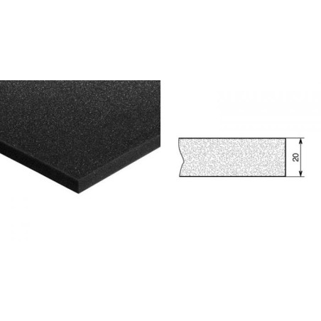 Mousse souple 2000 x 1200 x épaisseur 20mm