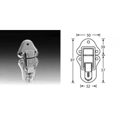 Fermeture grenouillère cadenassable