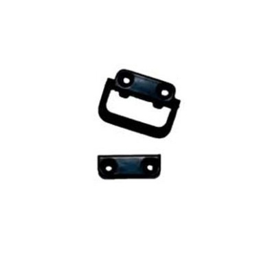 Fermeture grenouillère noire