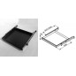 Tablette coulissante ou tiroir 1U