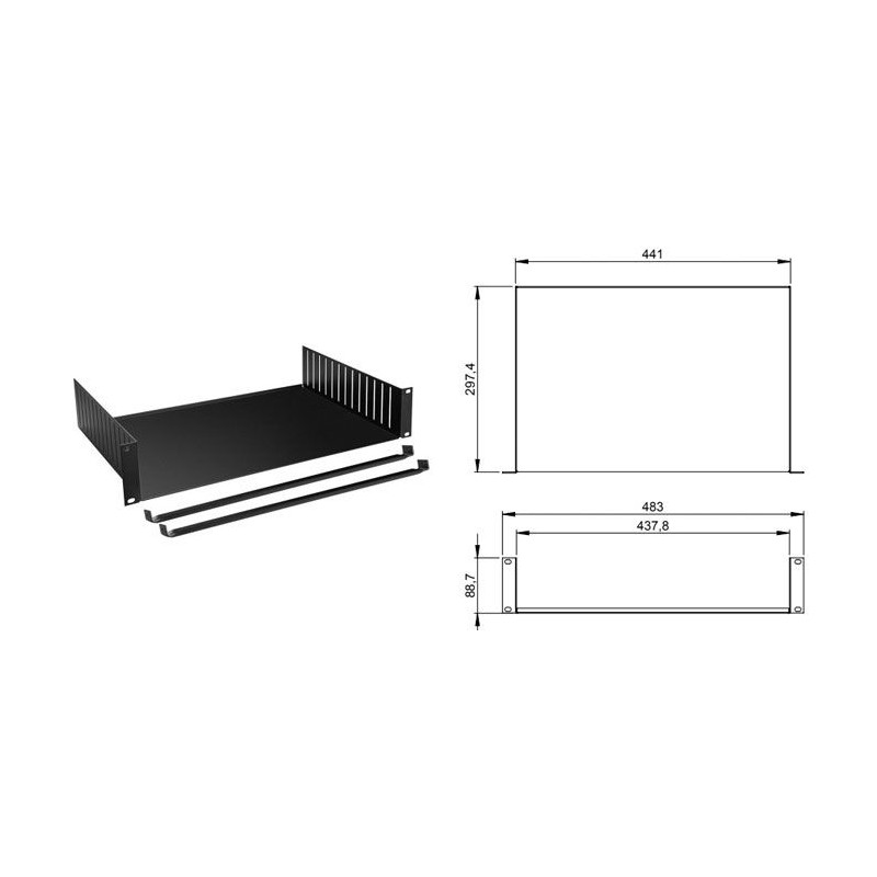 Rackmount Kit 2U