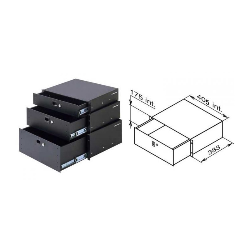 Tiroir rackable 4U Tiroir rackable 4U