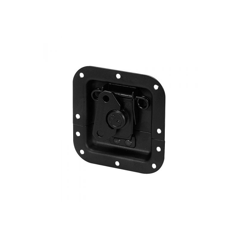 Fermeture papillon encastrée medium cuvette 13mm noire