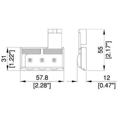 Fermeture à combinaison noire (la paire)