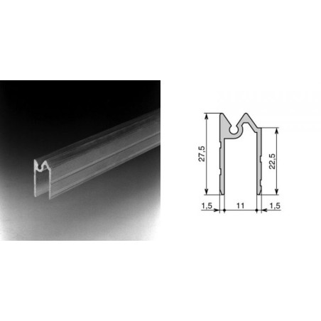 Profilé hybride 11mm (le mètre)