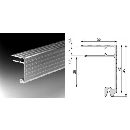 Profilé "lidmaker" 7mm (le mètre)