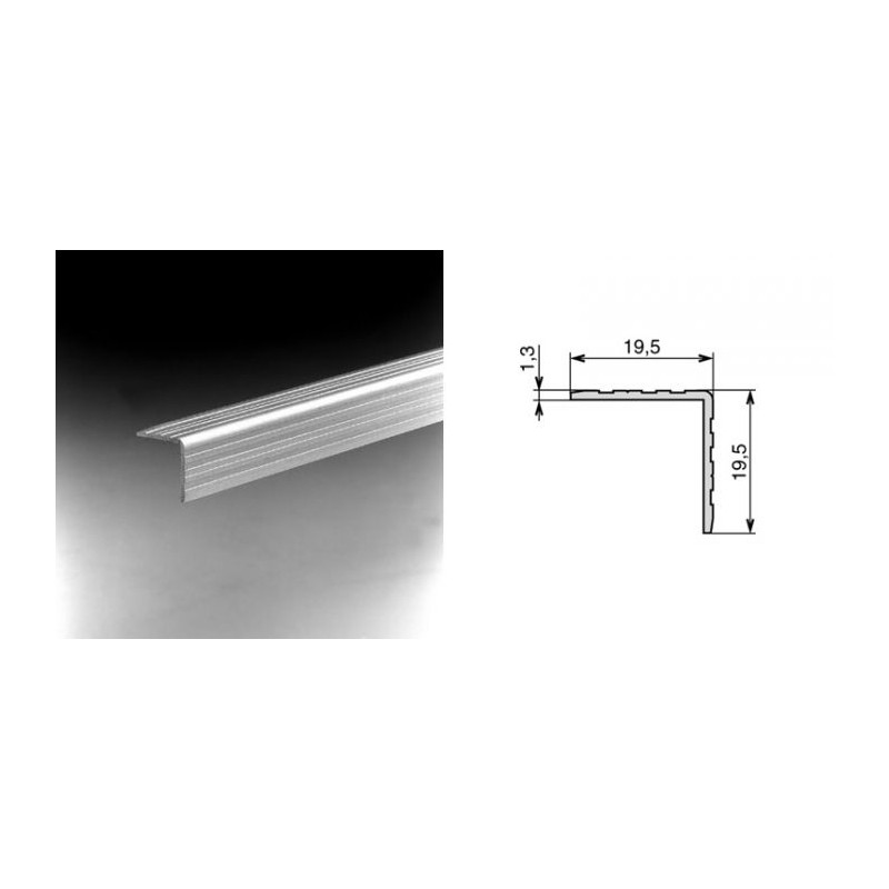 Cornière d'angle 20 x 20 mm (le mètre)