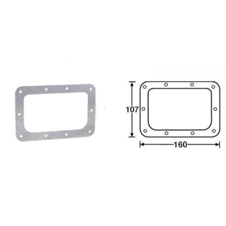 Contre-plaque ajourée pour 5126