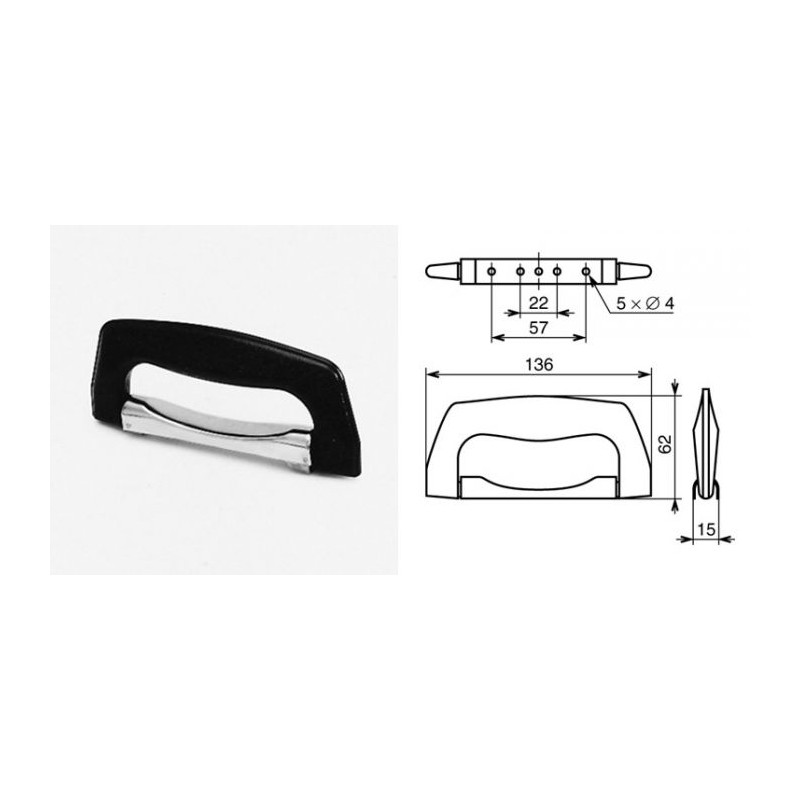 Poignée type "attaché-case"