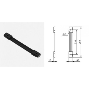 Poignée rétractable 258mm