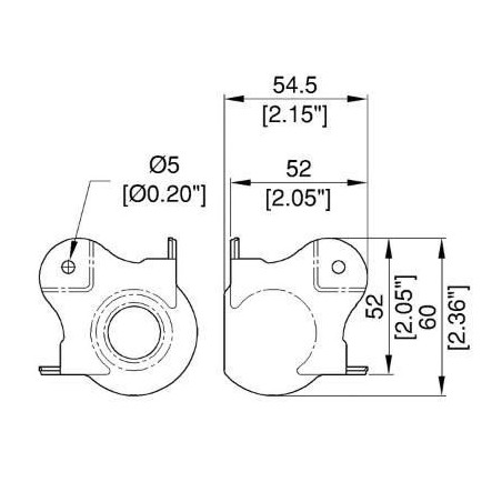 Coin à boule medium empilable noir