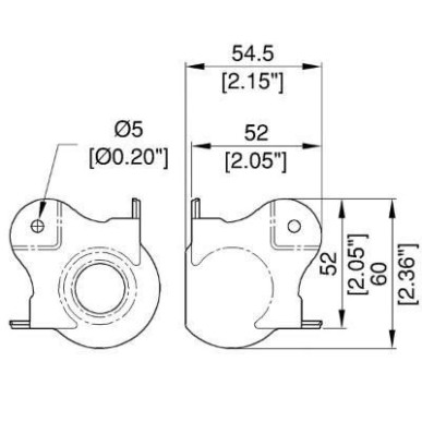 Coin à boule medium empilable noir