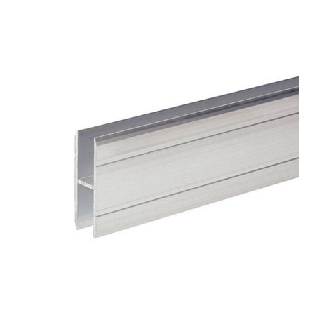 Profilé aluminium en H pour Jonction de Panneaux 10 mm (le mètre)