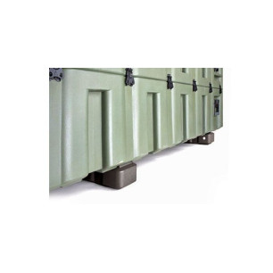 Kit 2 patins de levage noir pour Amazon Cases largeur 60