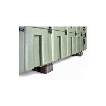 Kit 3 patins de levage noir pour Amazon Cases largeur 45