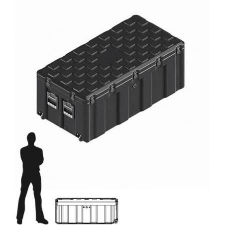 Amazon Case 1140 x 540 x 460 (Int. mm), Noire