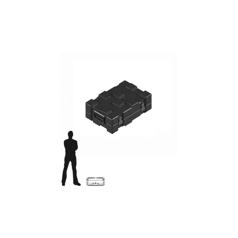 Amazon Case 374 x 222 x 117 (Int. mm), Noire