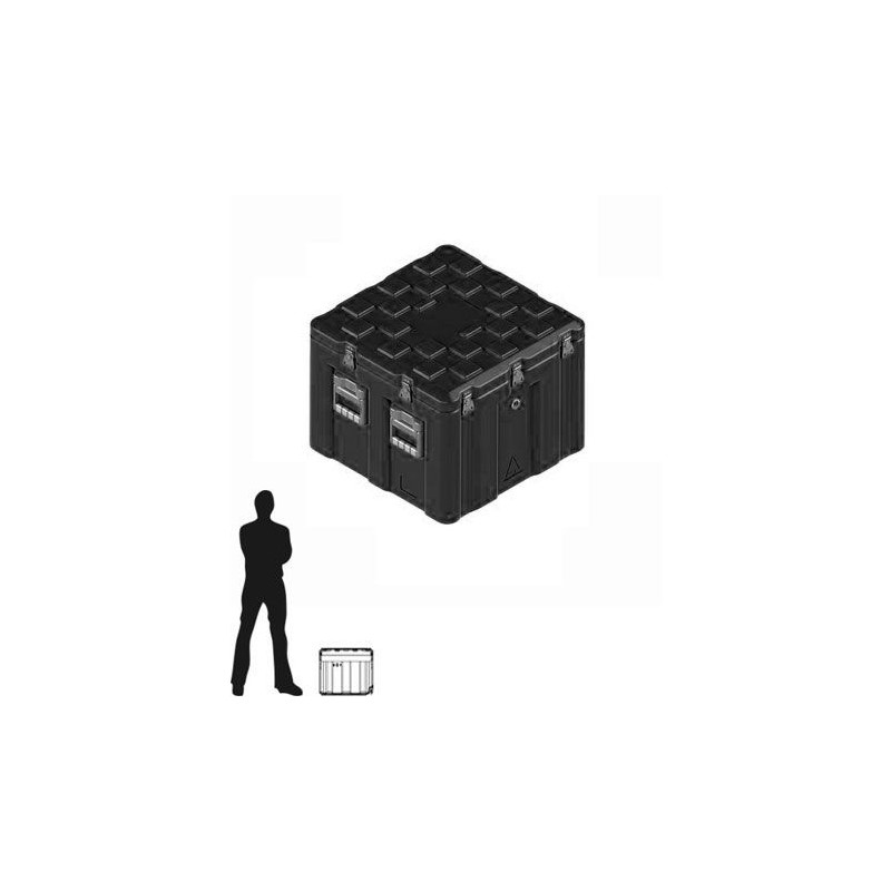 Amazon Case 540 x 540 x 460 (Int. mm), Noire