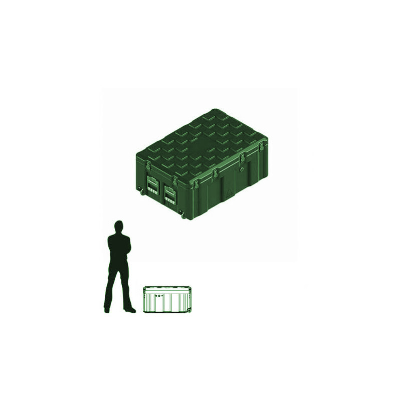 Amazon Case 840 x 540 x 360 (Int. mm), Verte