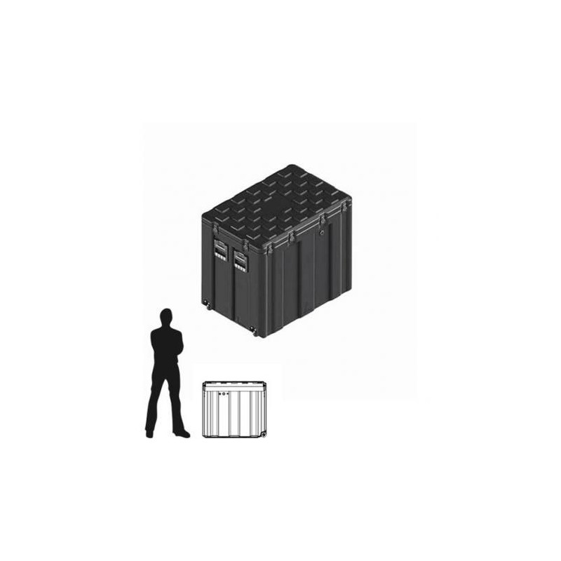 Amazon Case 840 x 540 x 760 (Int. mm), Noire