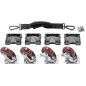 Kit roulettes amovibles + sangle pour Peli™ 0350 et 0370