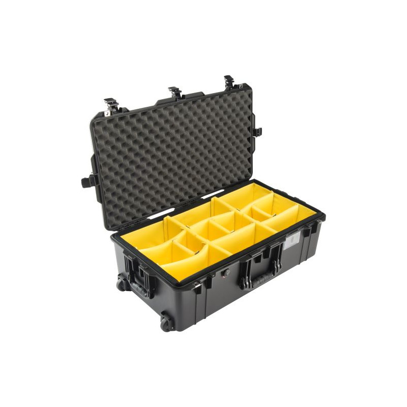 Valise Peli™ Air 1615 avec kit de cloisons Velcro, noire