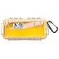 Microcase 1030 coque transparente, liner jaune