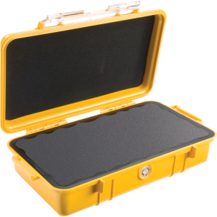 Microcase 1060 coque jaune, liner noir