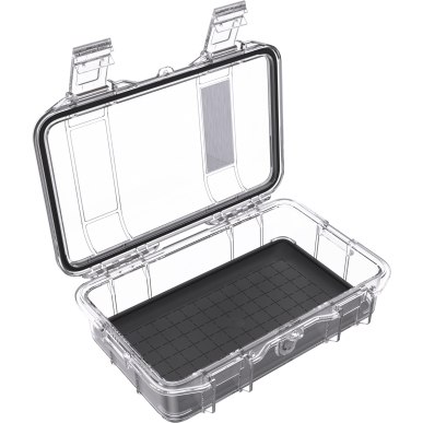 Microcase M50 coque transparente, liner noir