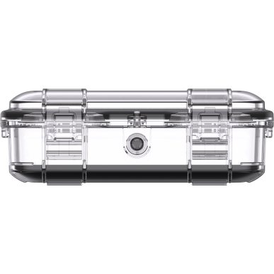 Microcase M50 coque transparente, liner noir