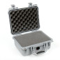 Valise Peli™ 1400 avec mousse prédécoupée, grise