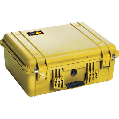 Valise Peli™ 1550 avec mousse prédécoupée, jaune