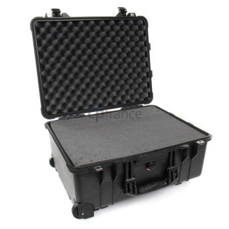 Valise Peli™ 1560 avec mousse prédécoupée, noire