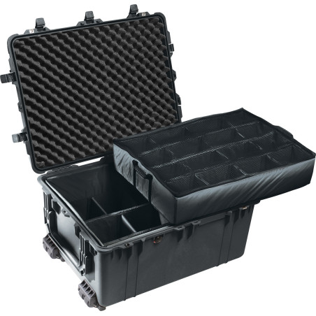 Valise Peli™ 1630 avec kit de cloisons Velcro, noire