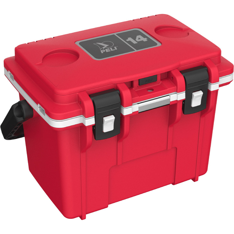 Peli™ Cooler 14QT rouge Osha / blanc